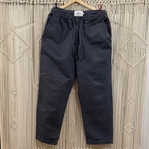 Wax London Men’s Heavy Twill Gray Trousers